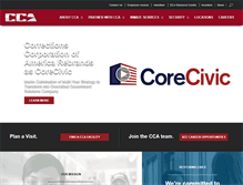 Tablet Screenshot of correctionscorp.com